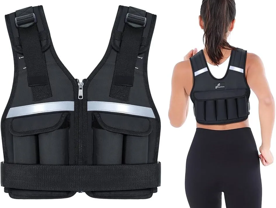 This Weighted Vest is a Game-Changer for Home Workouts!